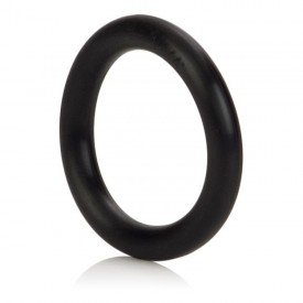 Чёрное эрекционное кольцо Black Rubber Ring